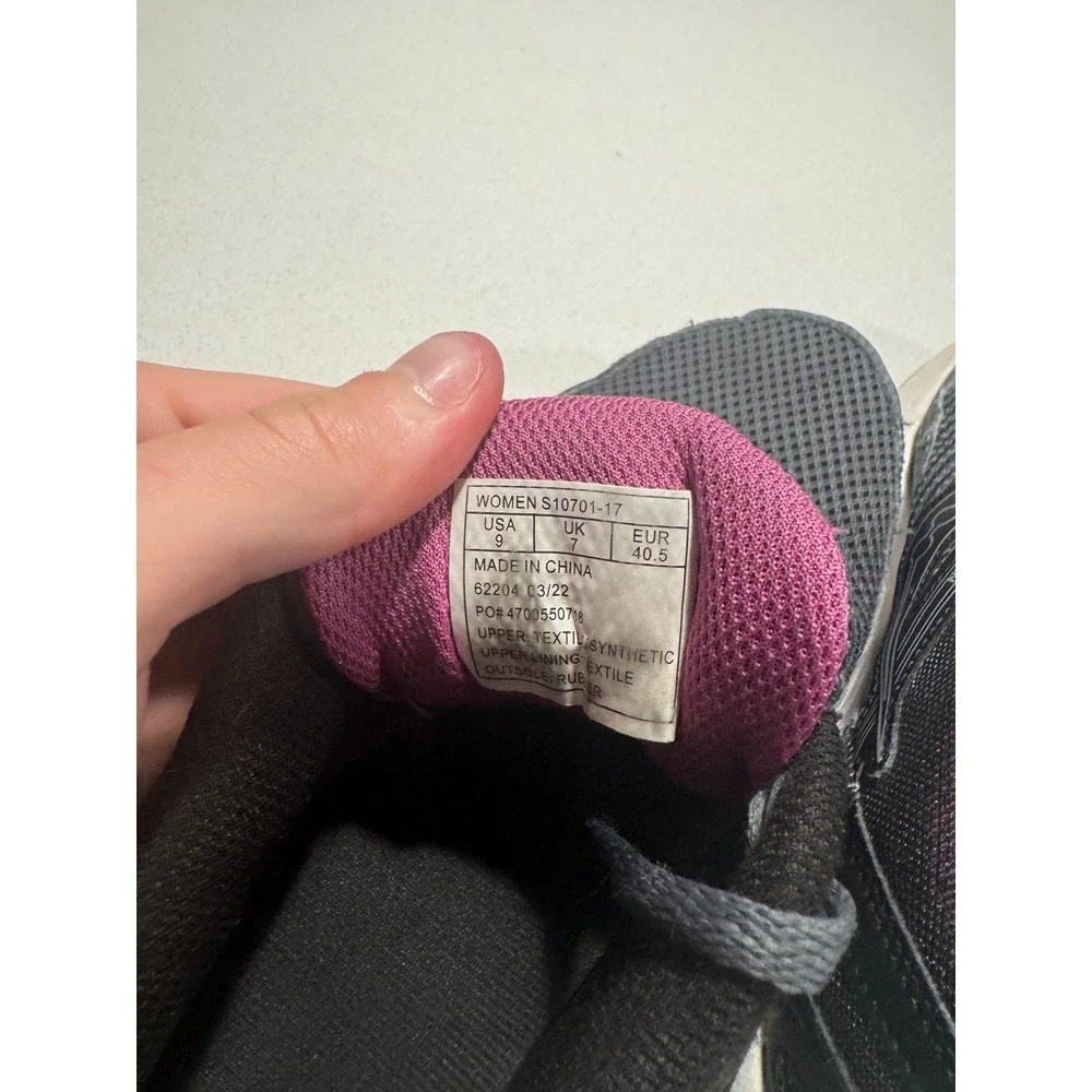 Saucony Cohesion Womens Running‎ Shoes Grey Black Pink Athletic Sneakers
